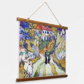 Stairway bij Auvers van Vincent Van Gogh Hangend Wandkleed (Gebogen)