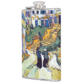 Stairway bij Auvers van Vincent Van Gogh Heupfles (Links)