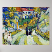 Stairway bij Auvers van Vincent Van Gogh Poster (Voorkant)
