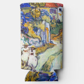 Stairway bij Auvers van Vincent Van Gogh Seltzer Blikjeskoeler (Achterkant)