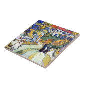 Stairway bij Auvers van Vincent Van Gogh Tegeltje (Zijkant)