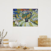 Stairway in Auvers 1890, door Vincent van Gogh Poster (Keuken)