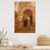 Stairway in Mikveh Bathhouse Poster (Keuken)