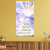Stairway naar de hemel canvas afdruk (Insitu (Woonkamer))