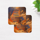 Stairway naar de hemel vierkante visitekaartjes (Bureau)