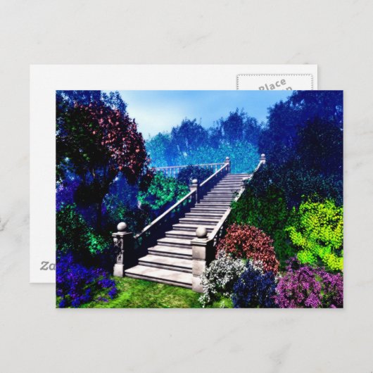 Stairway naar Paradise Briefkaart (Voorkant / Achterkant)