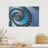 Stairwell - Fractal Poster (Keuken)