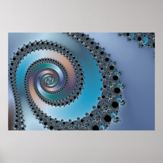 Stairwell - Fractal Poster (Voorkant)