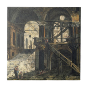 Stairwell in a Renaissance House, c.1741-42 Tegeltje