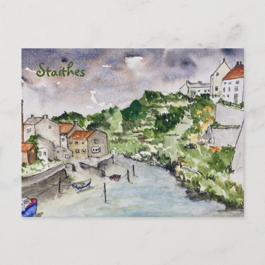 Staithes Beck Whitby Briefkaart (Voorkant)