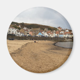 Staithes Harbour Beach and Village Front Magneet