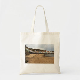 Staithes Harbour Beach and Village Front Tote Bag