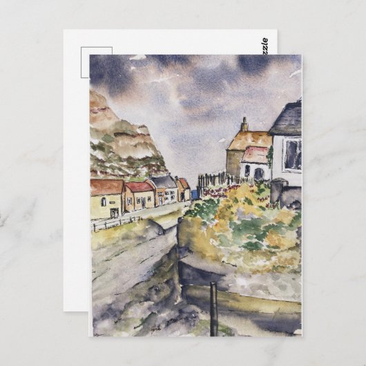 Staithes Harbour Briefkaart (Voorkant / Achterkant)