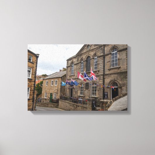 Staithes Heritage Centre Canvas Afdruk (Voorkant)