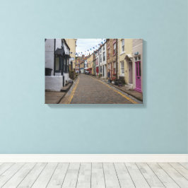 Staithes High Street Kasseiweg Canvas Afdruk