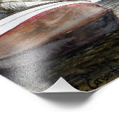 Staithes North Yorkshire England Waterverf Foto Afdruk (Hoek)