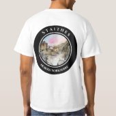 Staithes North Yorkshire England Waterverf T-shirt (Achterkant)