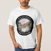 Staithes North Yorkshire England Waterverf T-shirt (Voorkant)