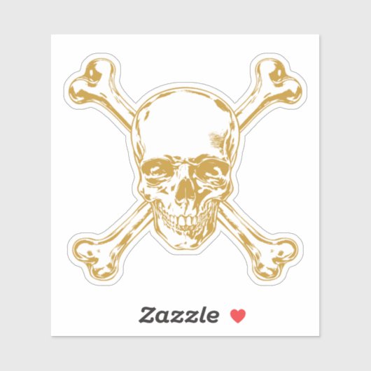 Stake Yer Claim with a Jolly Mark! Sticker (Vel)