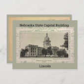 Stakekapitaalgebouw Nebraska Briefkaart (Voorkant / Achterkant)