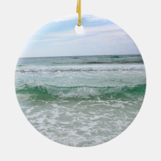 Stakepark Henderson Beach Keramisch Ornament (Achterkant)