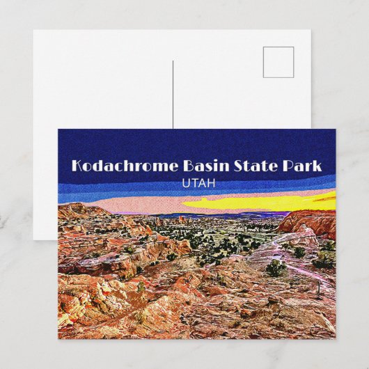 Stakepark Kodachrome Briefkaart (Voorkant / Achterkant)