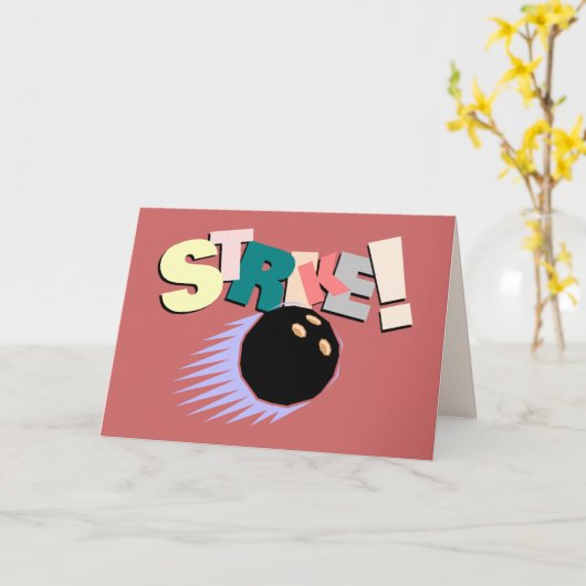 staking! Kegelen of gelukwensen Kaart (Gele Bloem)