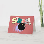 staking! Kegelen of gelukwensen Kaart (Voorkant)