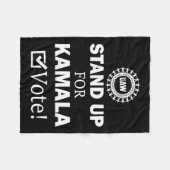 Staking komt op voor Kamala-stemming Fleece Deken (Voorkant (Horizontaal))