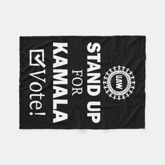 Staking komt op voor Kamala-stemming Fleece Deken (Voorkant (Horizontaal))