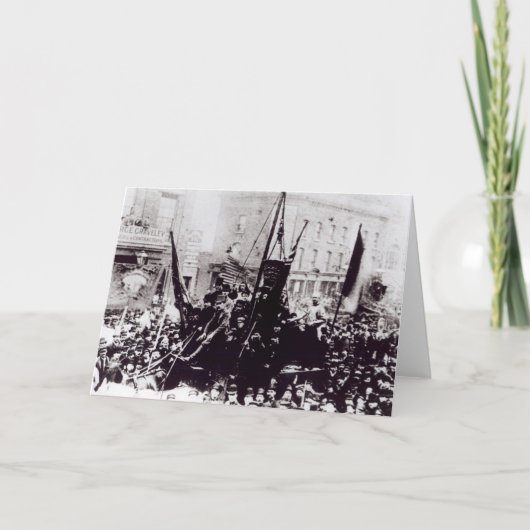 Staking van het Dok van Londen, 1889 2 Kaart (Voorkant)