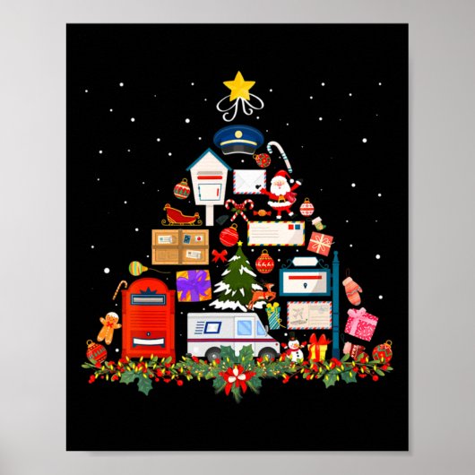 Stal Service Christmas Tree Ornament Tree Xmas 2  Poster (Voorkant)
