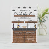 Stal the Bar Housewarming Party, Farmhouse Style Kaart (Staand voorkant)