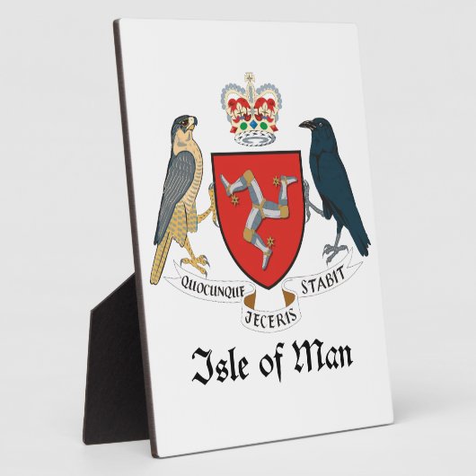 STAL VAN MAN - embleem/vlag/symbool/wapen Fotoplaat (Zijkant)