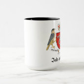 STAL VAN MAN - embleem/vlag/symbool/wapen Mok (Midden)