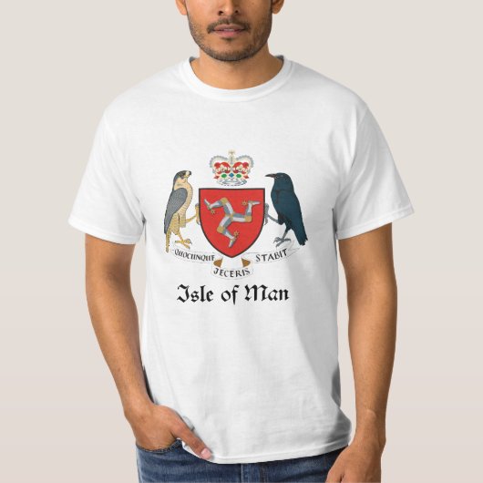 STAL VAN MAN - embleem/vlag/symbool/wapen T-shirt (Voorkant)