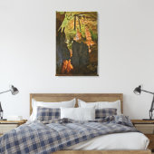 Stalactieten en stalagmieten in de Reuzenzaal, Canvas Afdruk (Insitu (Slaapkamer))