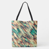 Stalagmiet of rots met flitsende kleuren canvas ta tote bag (Achterkant)