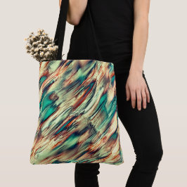 Stalagmiet of rots met flitsende kleuren canvas ta tote bag
