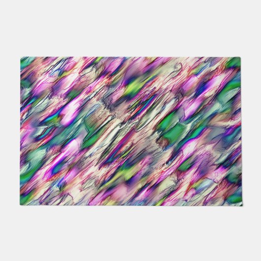 Stalagmiet of rots met flitsende kleuren deurmat (Voorkant)