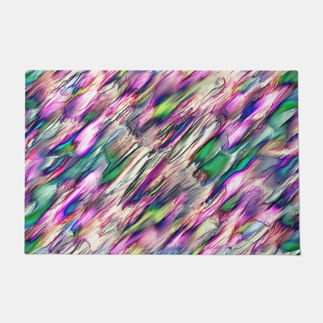 Stalagmiet of rots met flitsende kleuren deurmat (Voorkant)