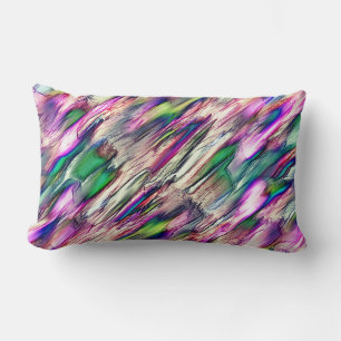 Stalagmiet of rots met flitsende kleuren kussen