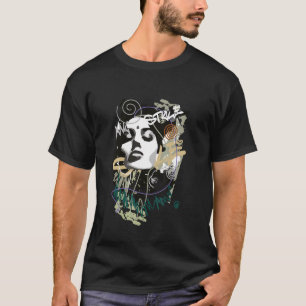 Stale  vrouwen krijgen Abstracte grafische kaart G T-shirt