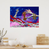 Stalemate afgespeeld door dode handen poster (Keuken)