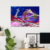 Stalemate afgespeeld door dode handen poster (Thuiskantoor)