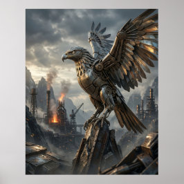 Stalen Adelaars Pieken Poster