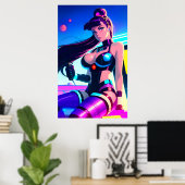 Stalen Bal Sterren Renner Poster (Thuiskantoor)