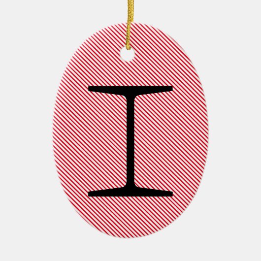 Stalen Balk Keramische Versiering Keramisch Ornament (Voorkant)