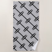 stalen balk strandlaken (Voorkant)