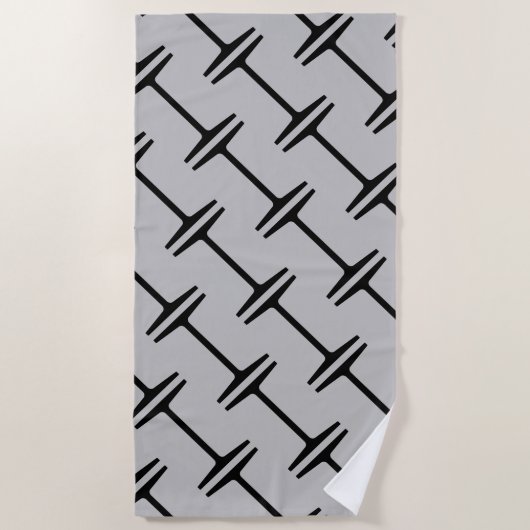 stalen balk strandlaken (Voorkant)